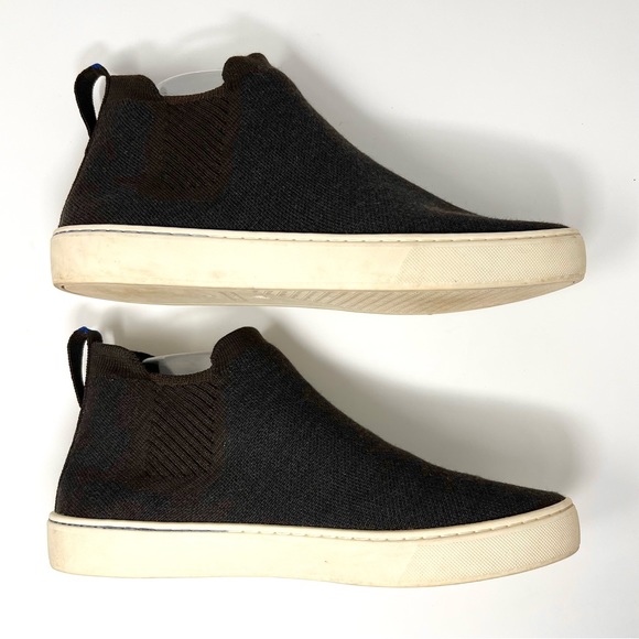 Rothy’s Espresso Brown Merino Wool Chelsea Boots Size 9.5 - Picture 6 of 9